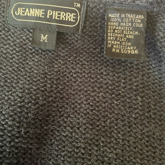 Vintage Charcoal Gray Sweater Vest - Picture 4 of 4